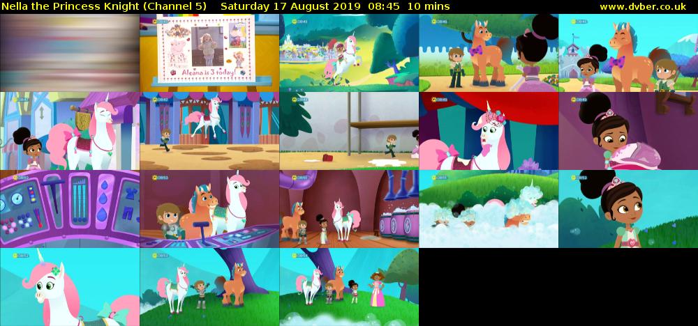 Nella the Princess Knight (Channel 5) Saturday 17 August 2019 08:45 - 08:55