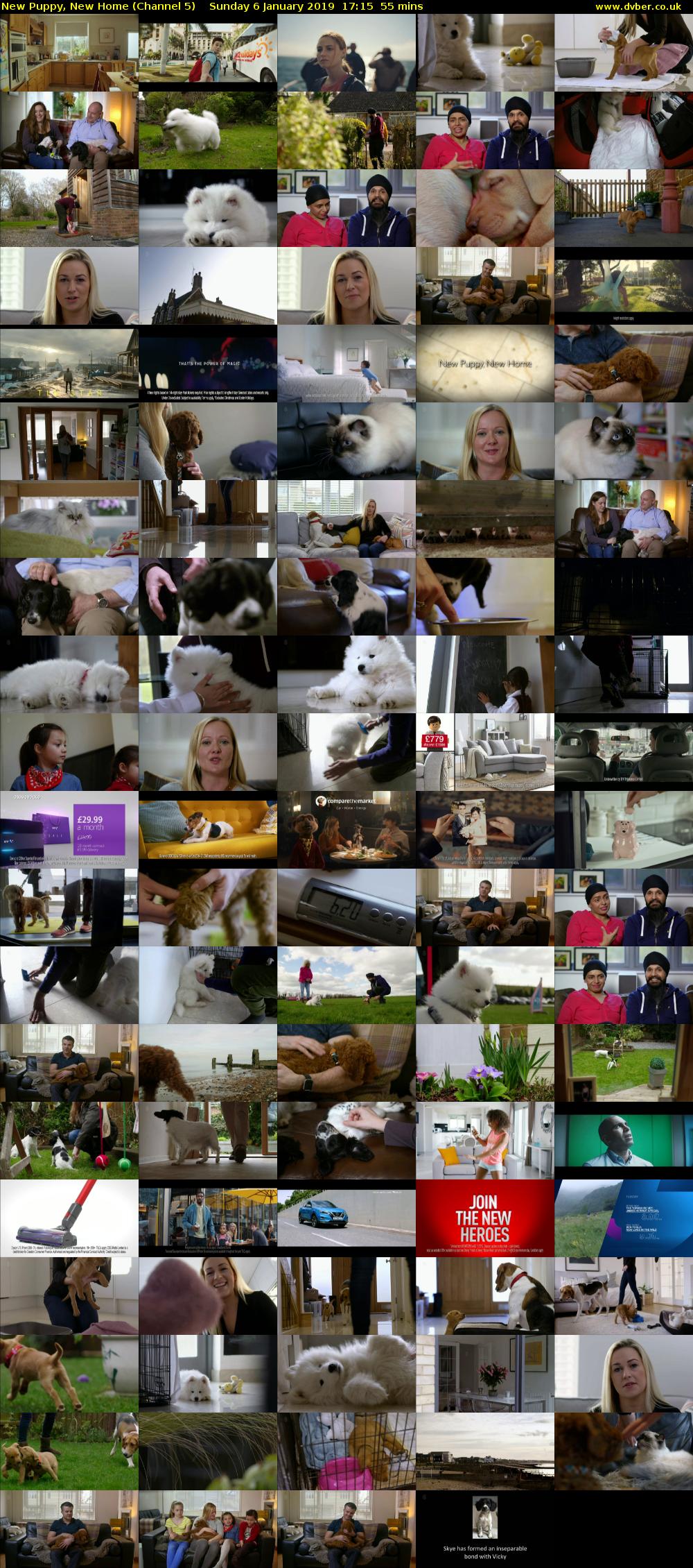 New Puppy, New Home (Channel 5) Sunday 6 January 2019 17:15 - 18:10