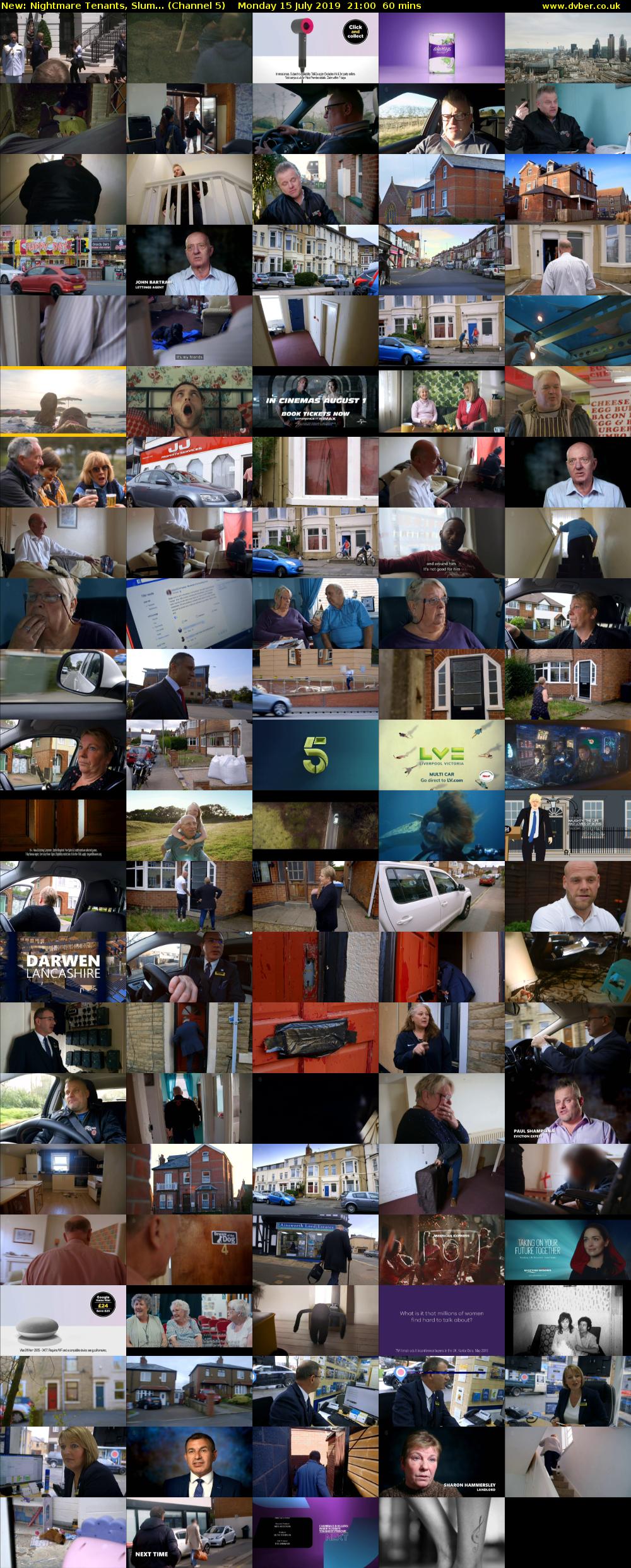 Nightmare Tenants, Slum... (Channel 5) Monday 15 July 2019 21:00 - 22:00