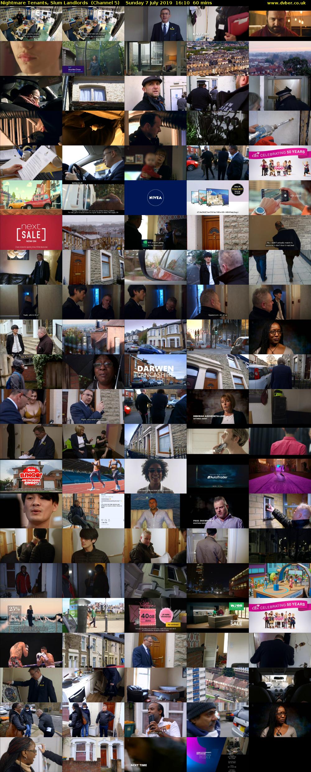 Nightmare Tenants, Slum Landlords  (Channel 5) Sunday 7 July 2019 16:10 - 17:10