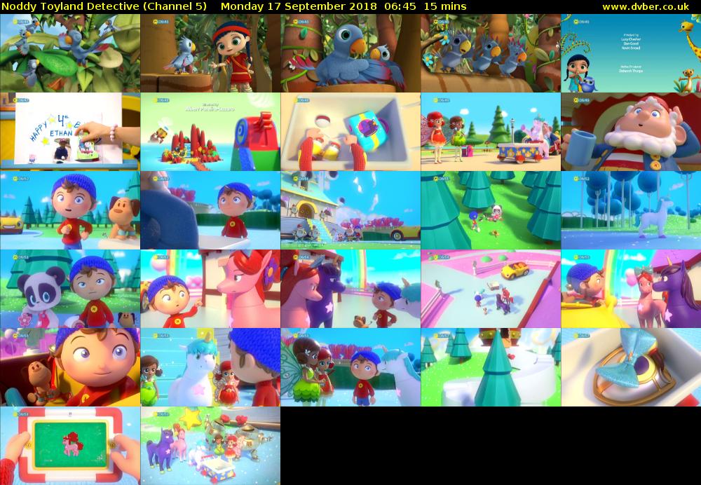 Noddy Toyland Detective (Channel 5) Monday 17 September 2018 06:45 - 07:00