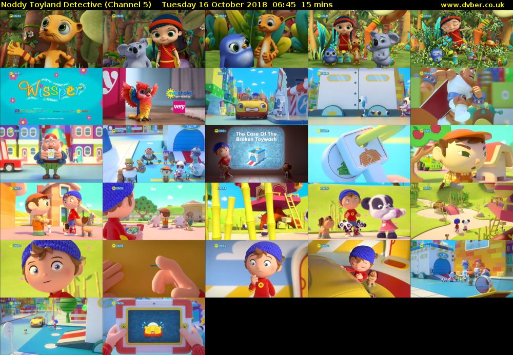 Noddy Toyland Detective (Channel 5) Tuesday 16 October 2018 06:45 - 07:00