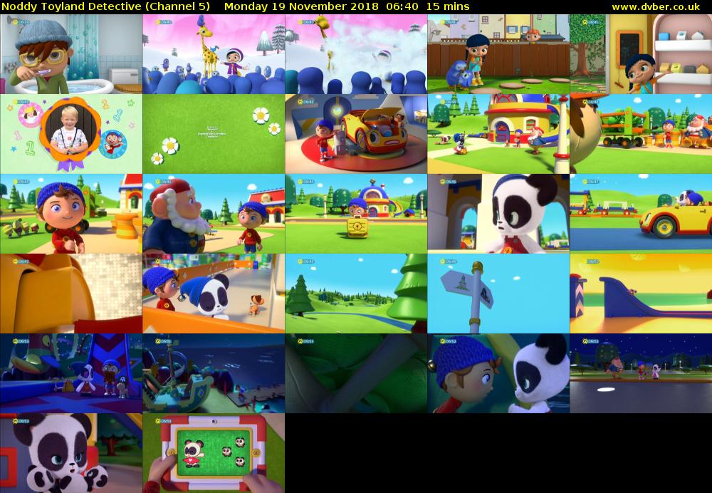 Noddy Toyland Detective (Channel 5) Monday 19 November 2018 06:40 - 06:55