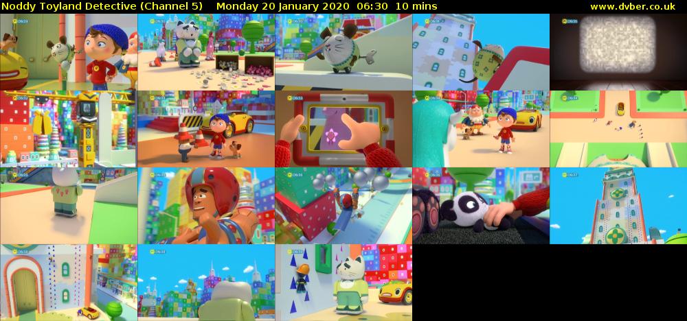 Noddy Toyland Detective (Channel 5) Monday 20 January 2020 06:30 - 06:40