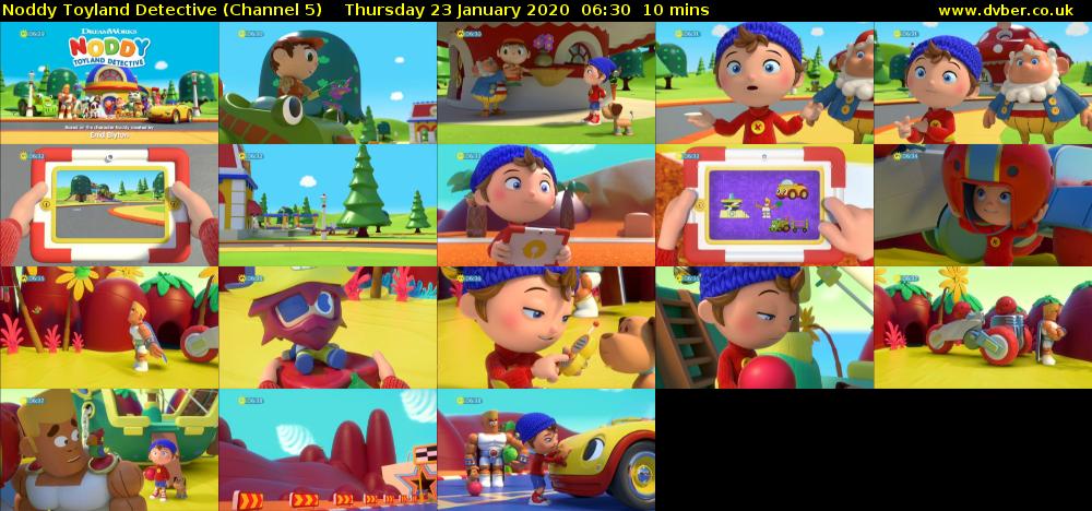 Noddy Toyland Detective (Channel 5) Thursday 23 January 2020 06:30 - 06:40