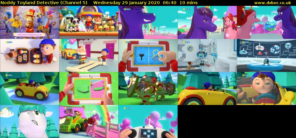 Noddy Toyland Detective (Channel 5) Wednesday 29 January 2020 06:40 - 06:50