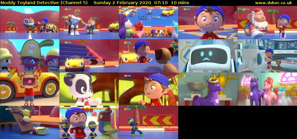 Noddy Toyland Detective (Channel 5) Sunday 2 February 2020 07:10 - 07:20