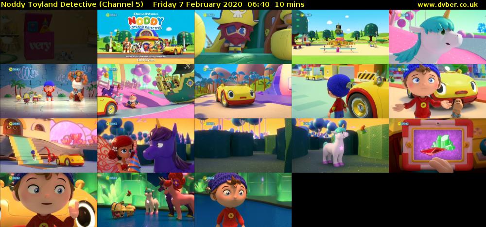 Noddy Toyland Detective (Channel 5) Friday 7 February 2020 06:40 - 06:50