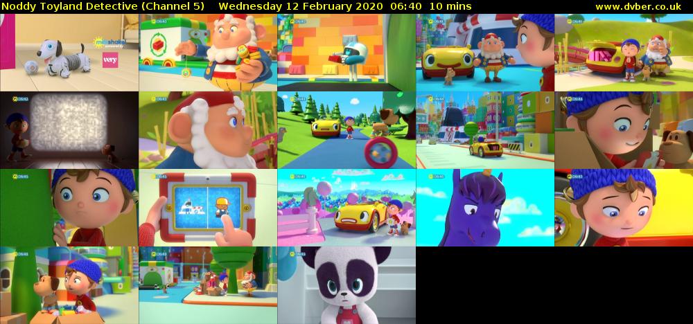Noddy Toyland Detective (Channel 5) Wednesday 12 February 2020 06:40 - 06:50