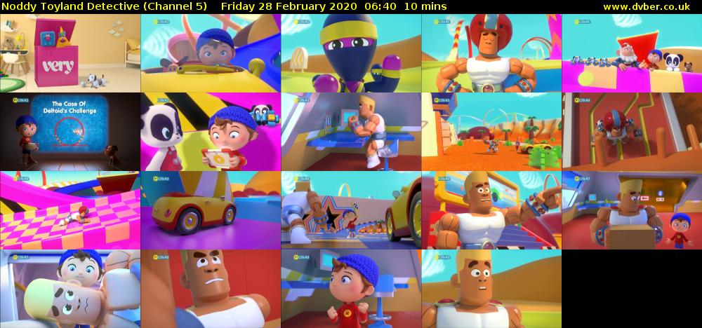 Noddy Toyland Detective (Channel 5) Friday 28 February 2020 06:40 - 06:50