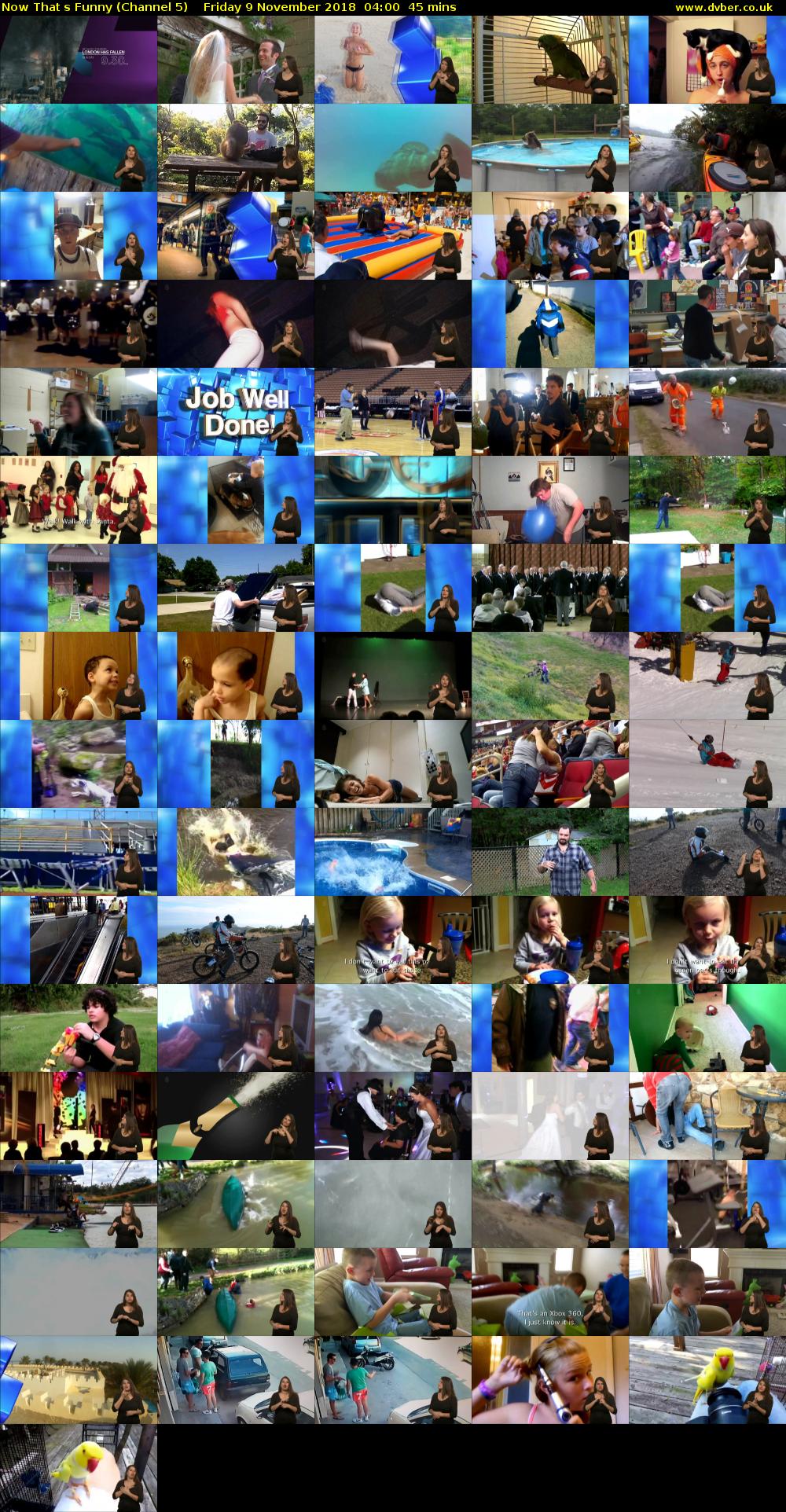 Now Thats Funny (Channel 5) Friday 9 November 2018 04:00 - 04:45