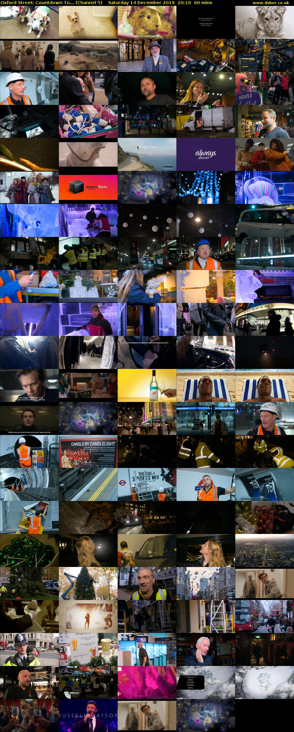 Oxford Street: Countdown To... (Channel 5) Saturday 14 December 2019 20:10 - 21:10
