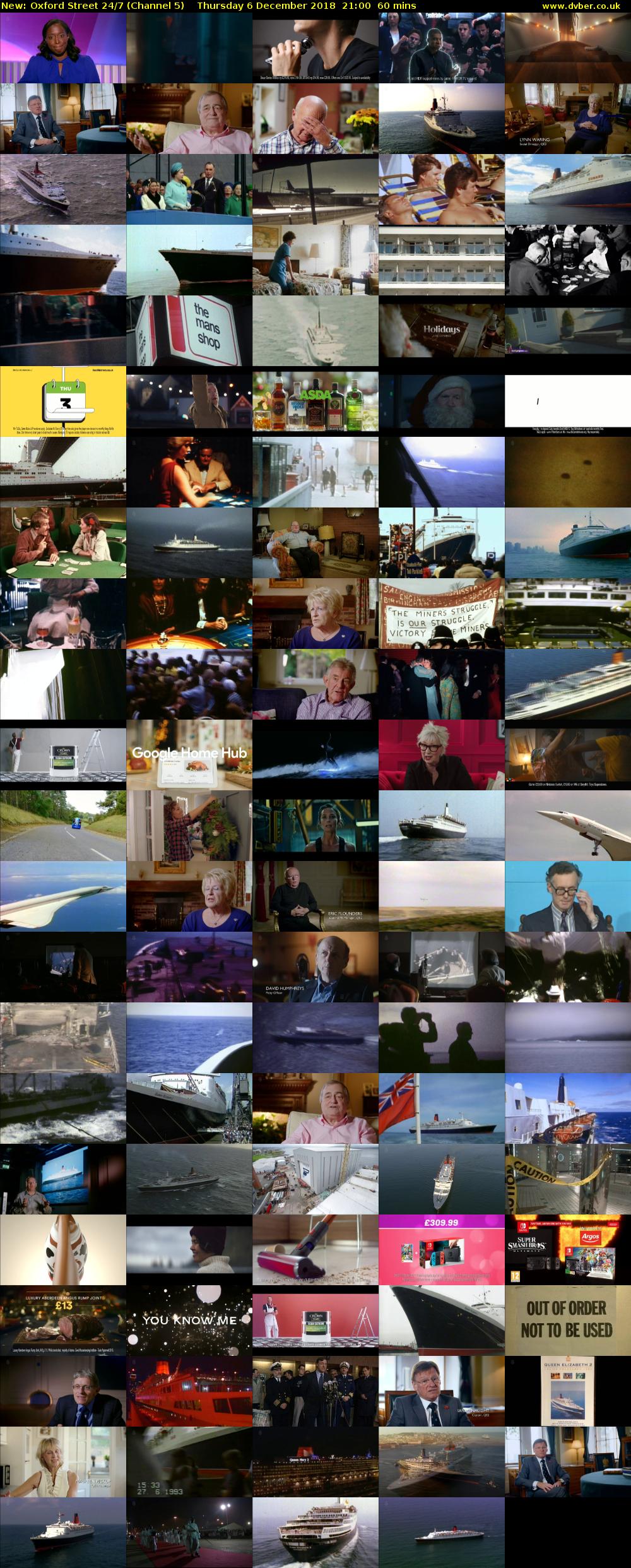 Oxford Street 24/7 (Channel 5) Thursday 6 December 2018 21:00 - 22:00