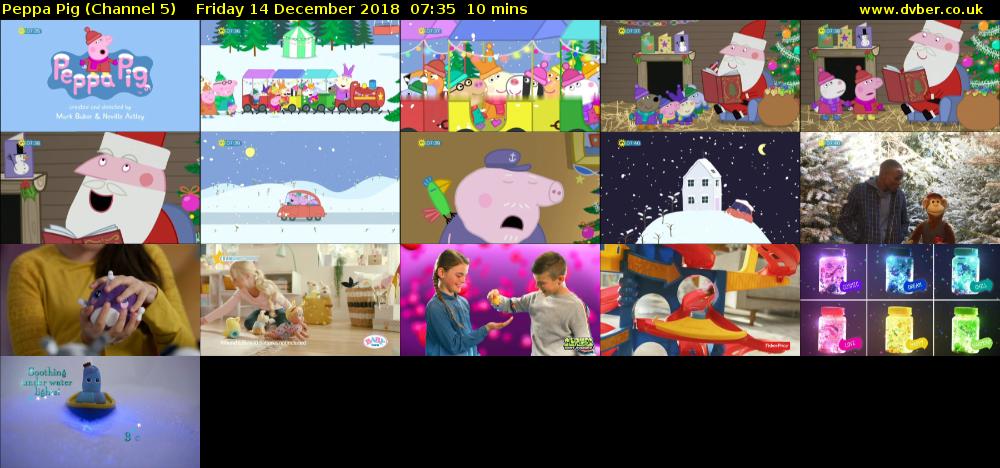 Peppa Pig (Channel 5) Friday 14 December 2018 07:35 - 07:45