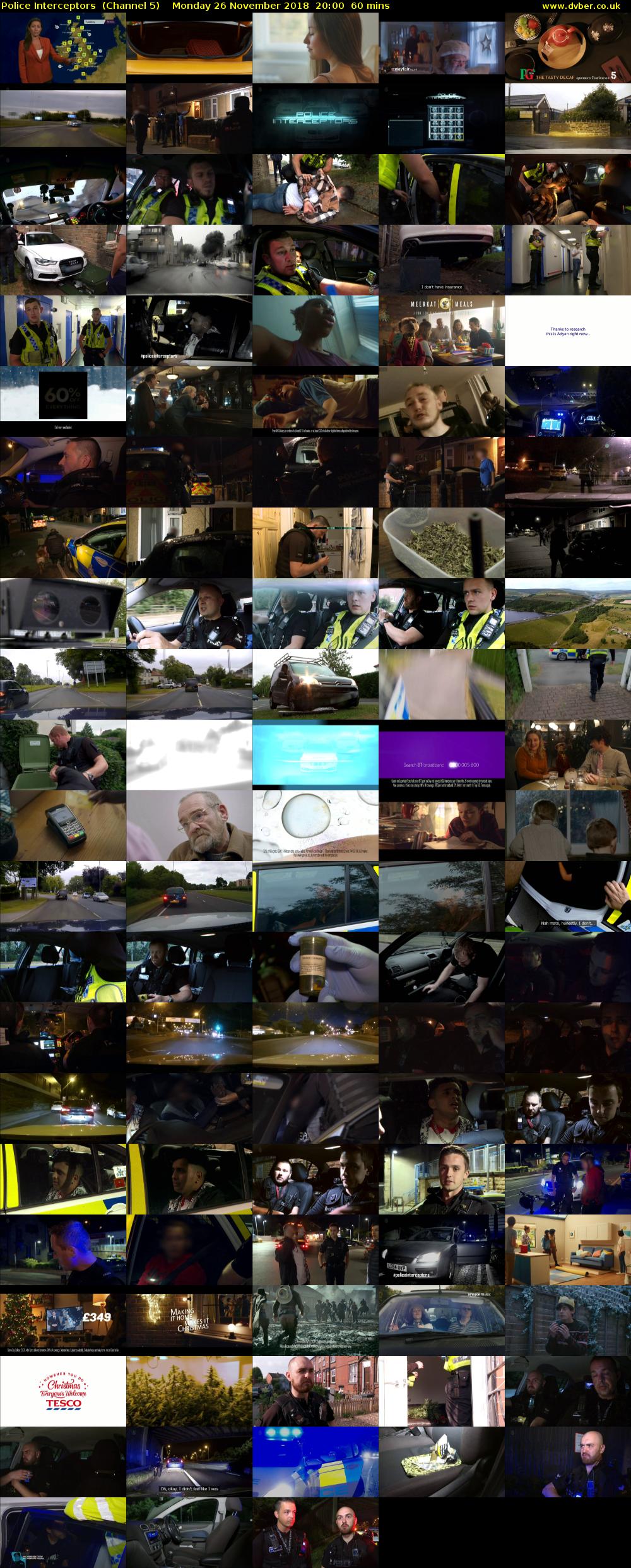 Police Interceptors  (Channel 5) Monday 26 November 2018 20:00 - 21:00