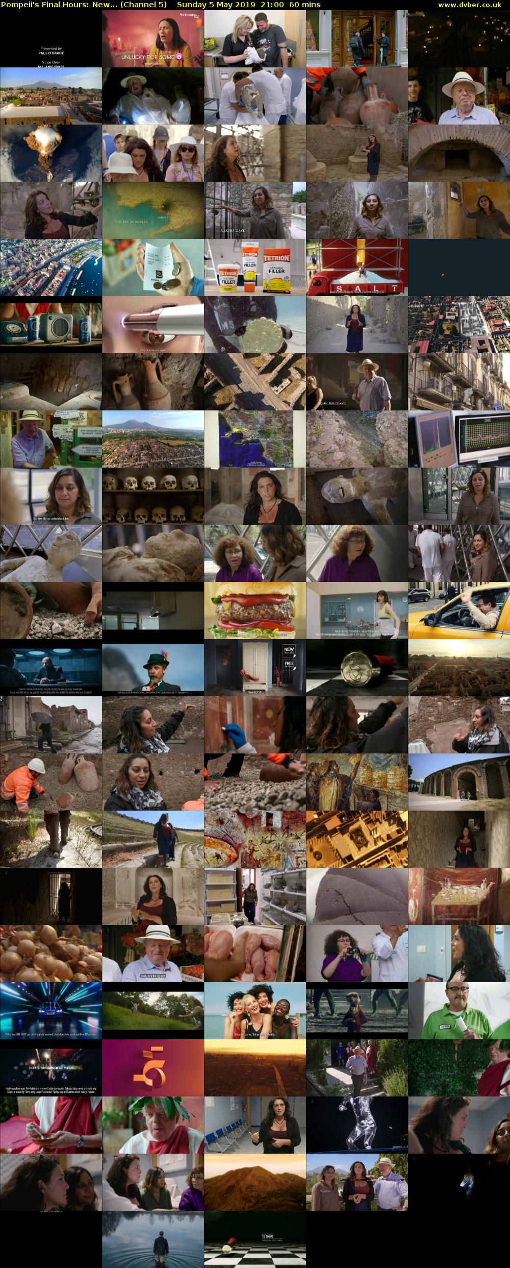 Pompeii's Final Hours: New... (Channel 5) Sunday 5 May 2019 21:00 - 22:00