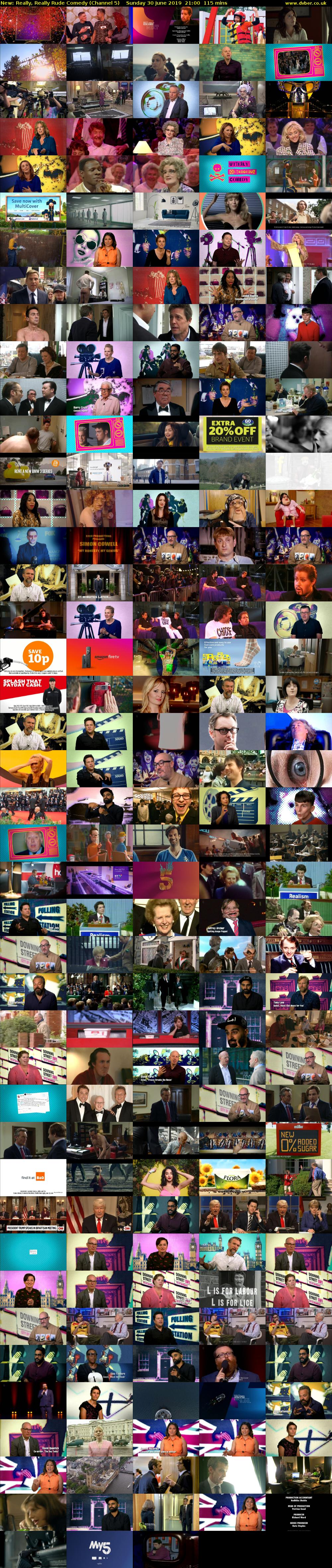 Really, Really Rude Comedy (Channel 5) Sunday 30 June 2019 21:00 - 22:55