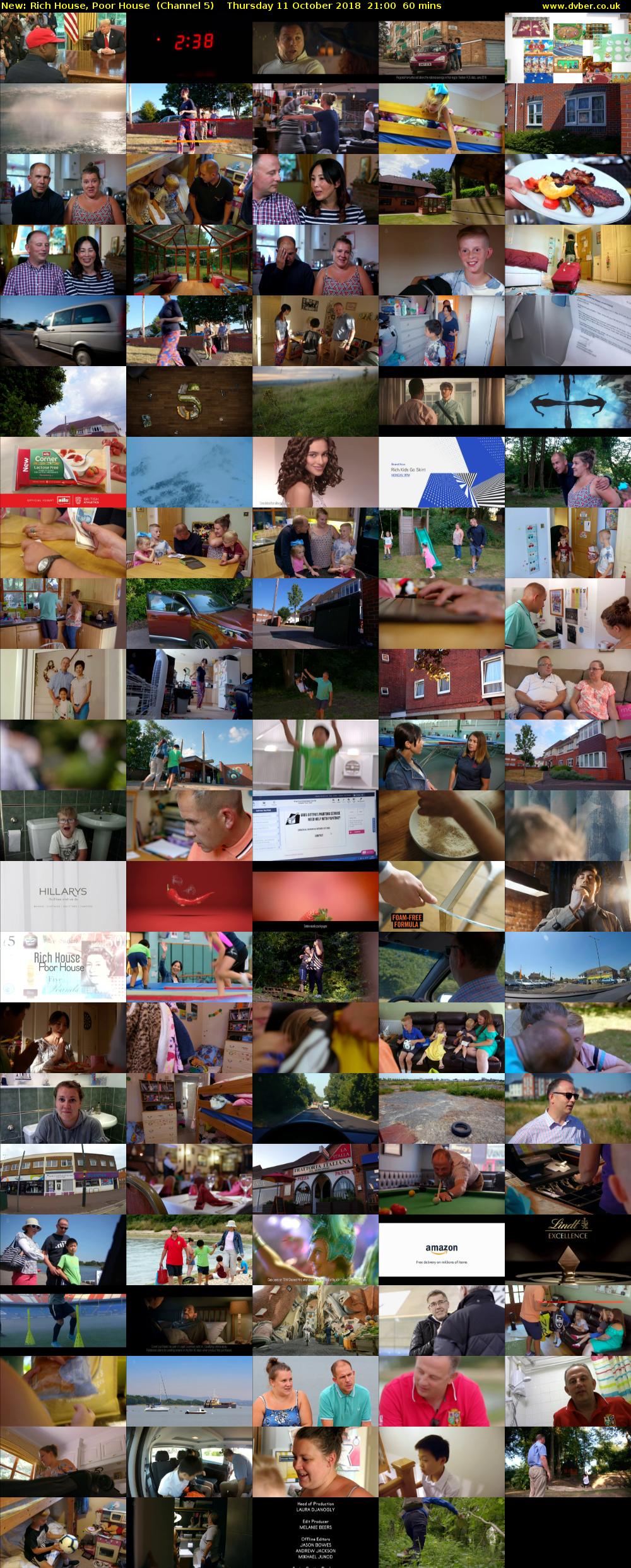 Rich House, Poor House (Channel 5) Thursday 11 October 2018 21:00 - 22:00