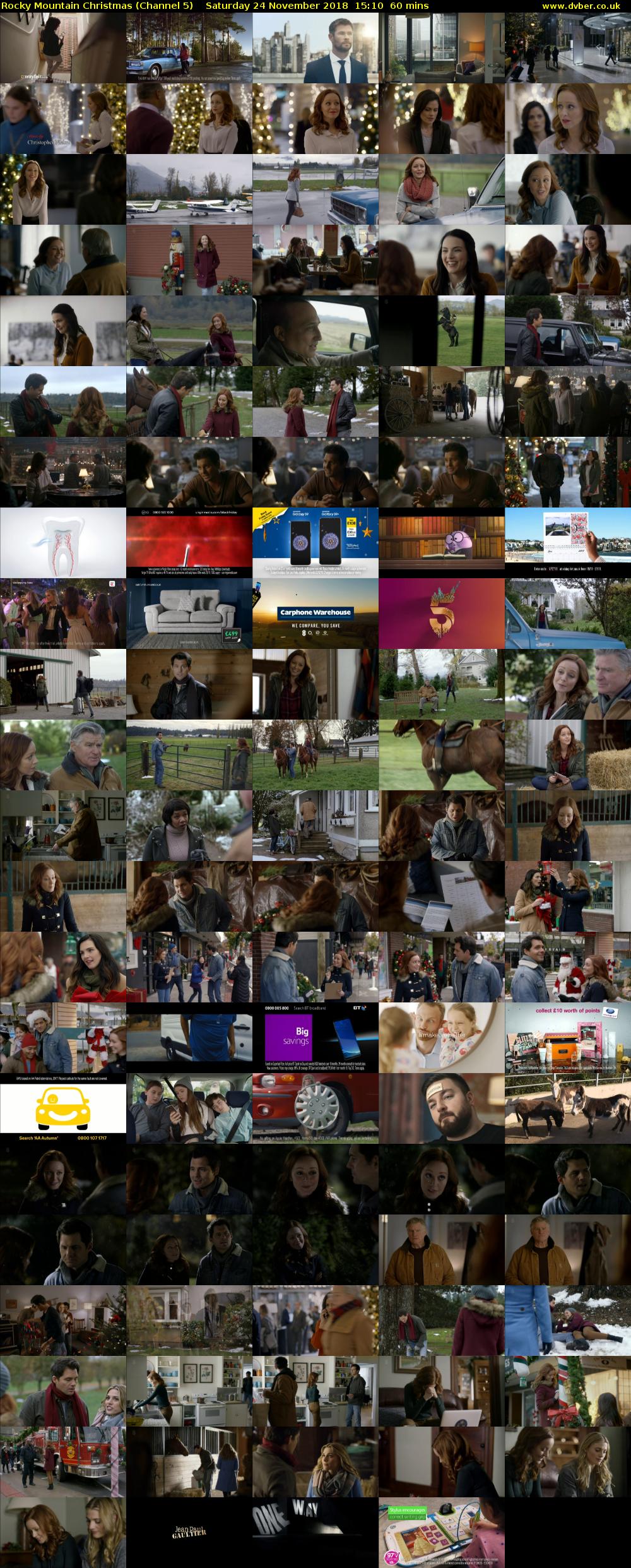 Rocky Mountain Christmas (Channel 5) Saturday 24 November 2018 15:10 - 16:10