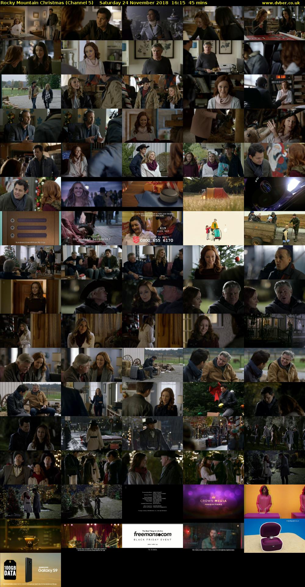 Rocky Mountain Christmas (Channel 5) Saturday 24 November 2018 16:15 - 17:00