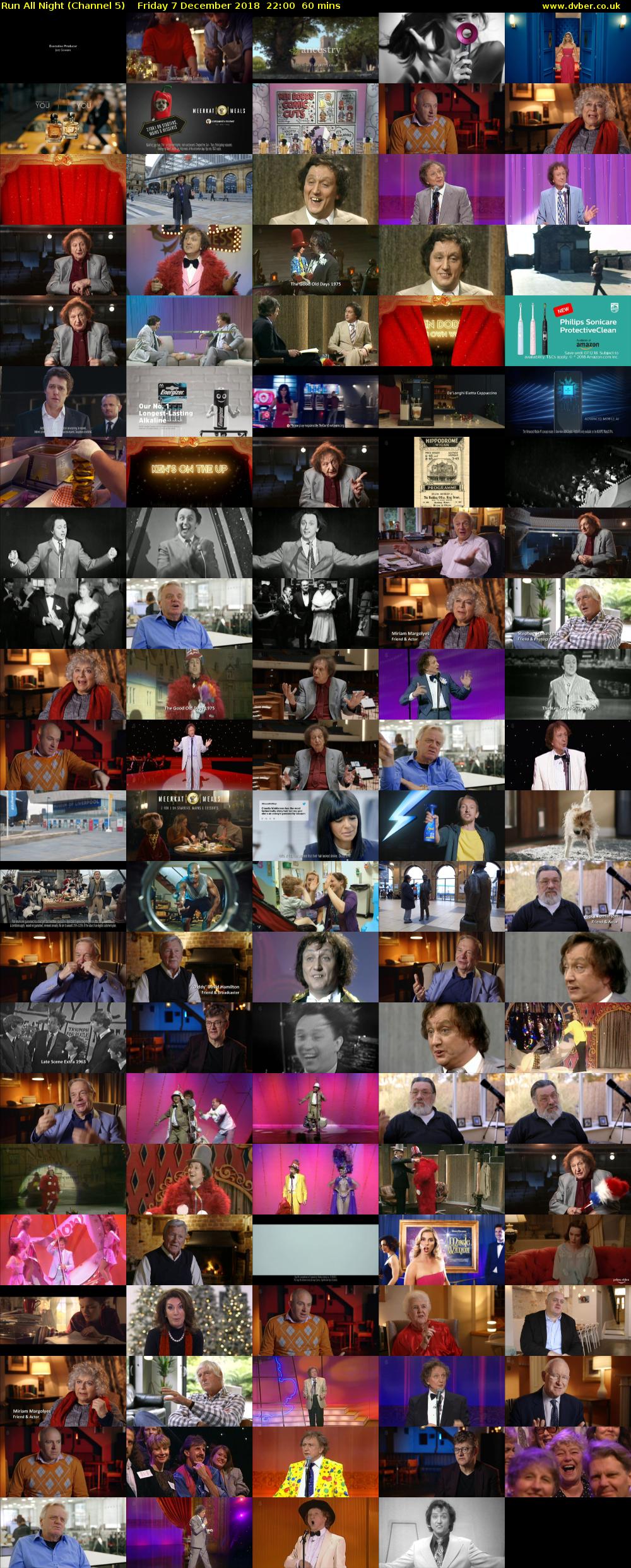 Run All Night (Channel 5) Friday 7 December 2018 22:00 - 23:00