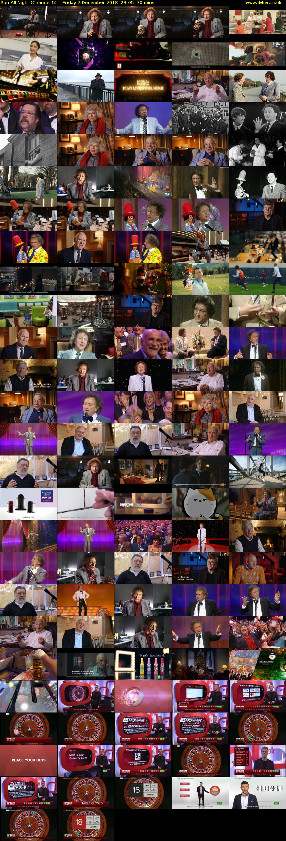 Run All Night (Channel 5) Friday 7 December 2018 23:05 - 00:15