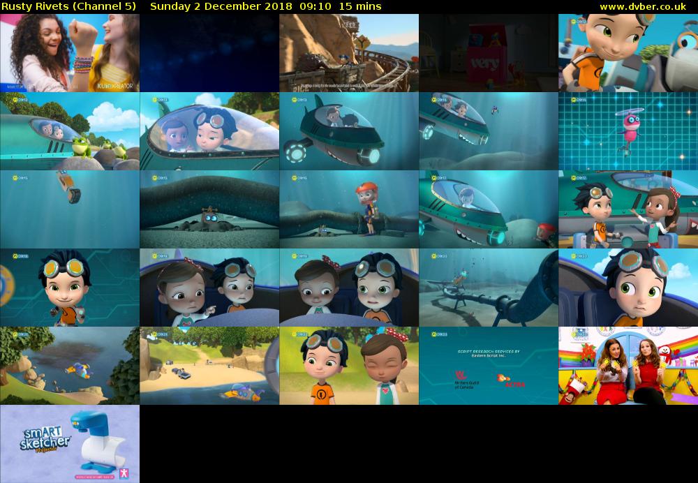 Rusty Rivets (Channel 5) Sunday 2 December 2018 09:10 - 09:25