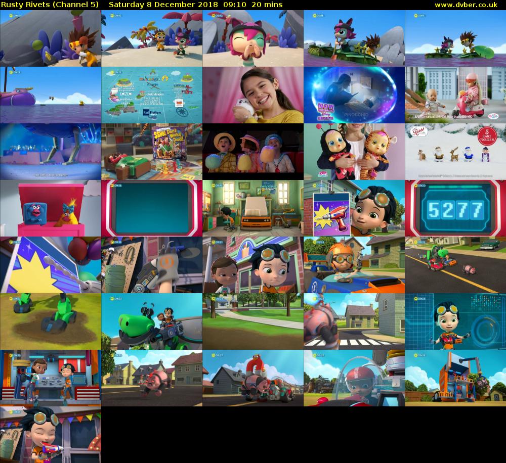 Rusty Rivets (Channel 5) Saturday 8 December 2018 09:10 - 09:30