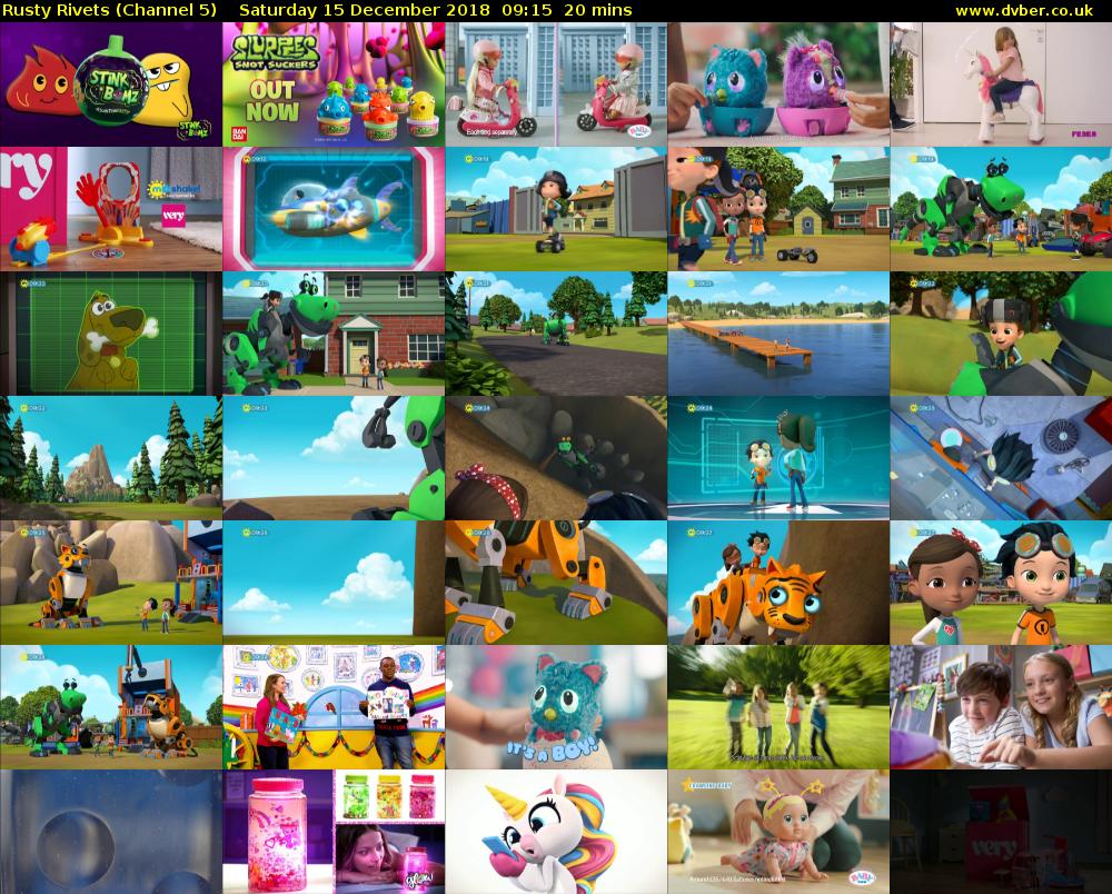 Rusty Rivets (Channel 5) Saturday 15 December 2018 09:15 - 09:35