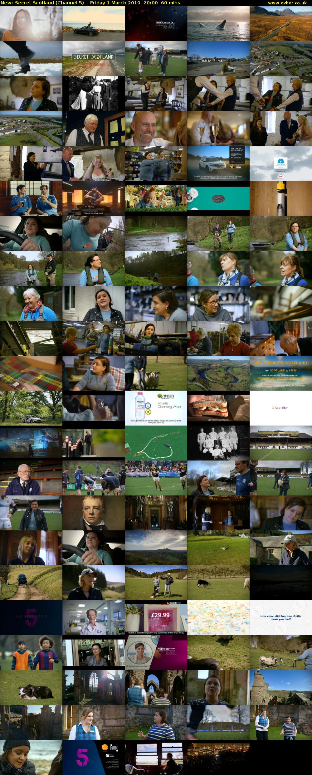 Secret Scotland (Channel 5) Friday 1 March 2019 20:00 - 21:00