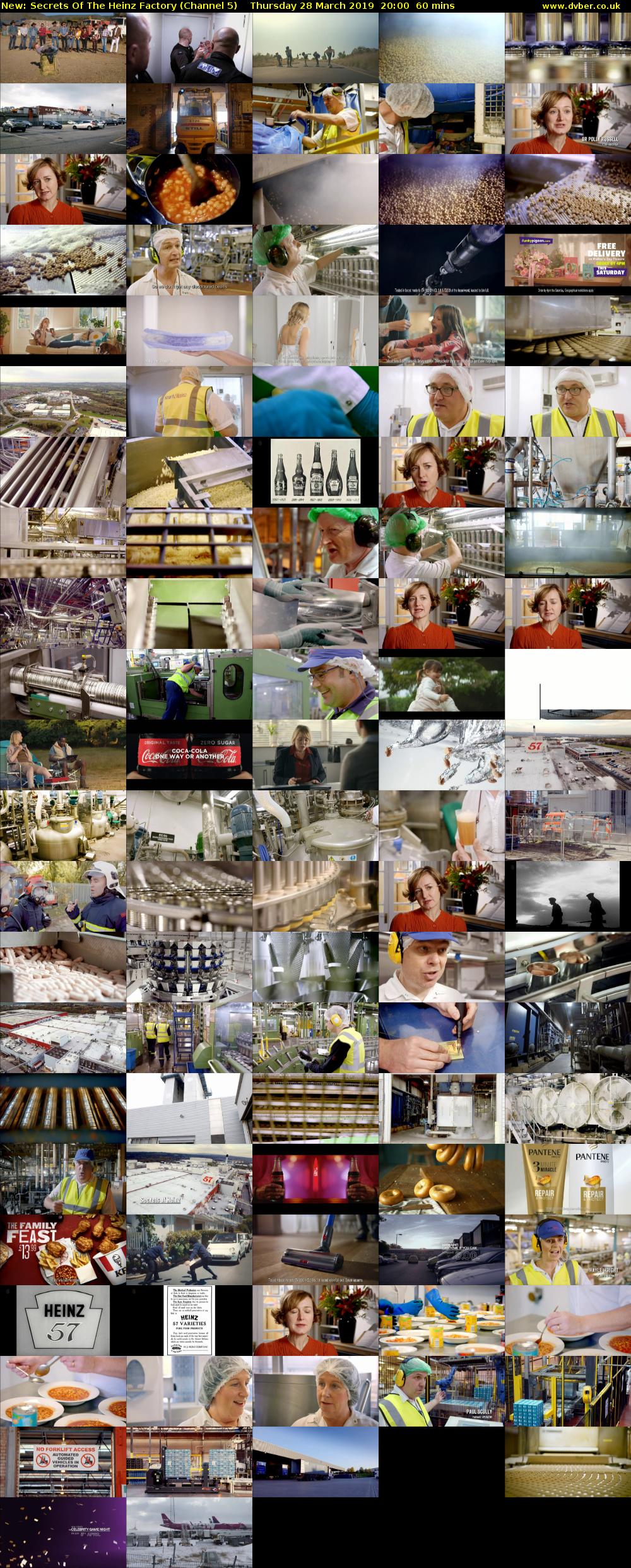 Secrets Of The Heinz Factory (Channel 5) Thursday 28 March 2019 20:00 - 21:00
