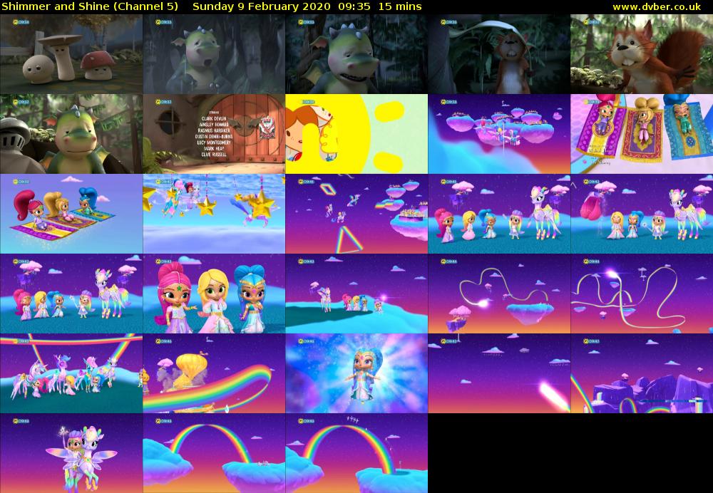 Shimmer and Shine (Channel 5) Sunday 9 February 2020 09:35 - 09:50