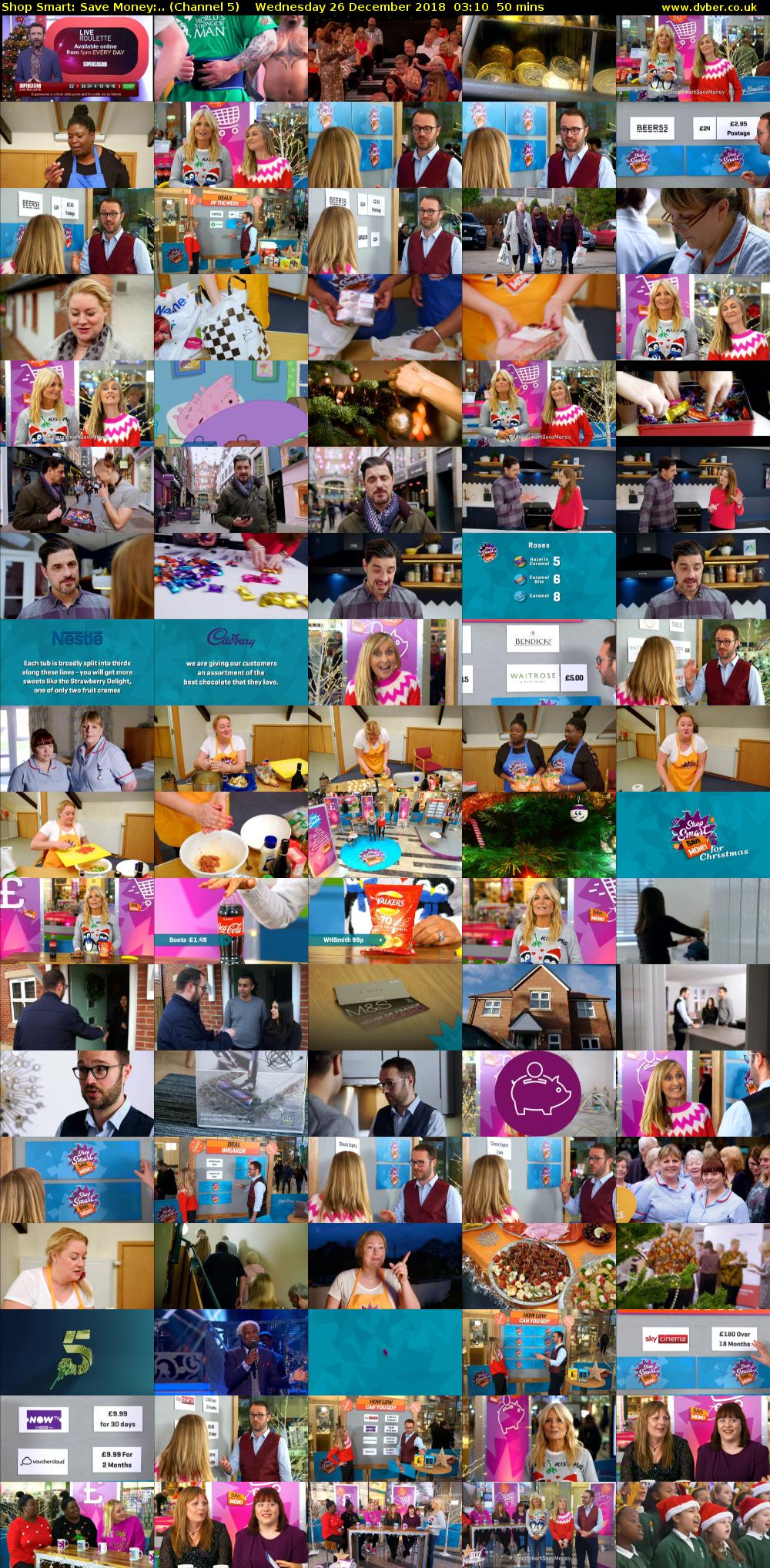 Shop Smart: Save Money:.. (Channel 5) Wednesday 26 December 2018 03:10 - 04:00