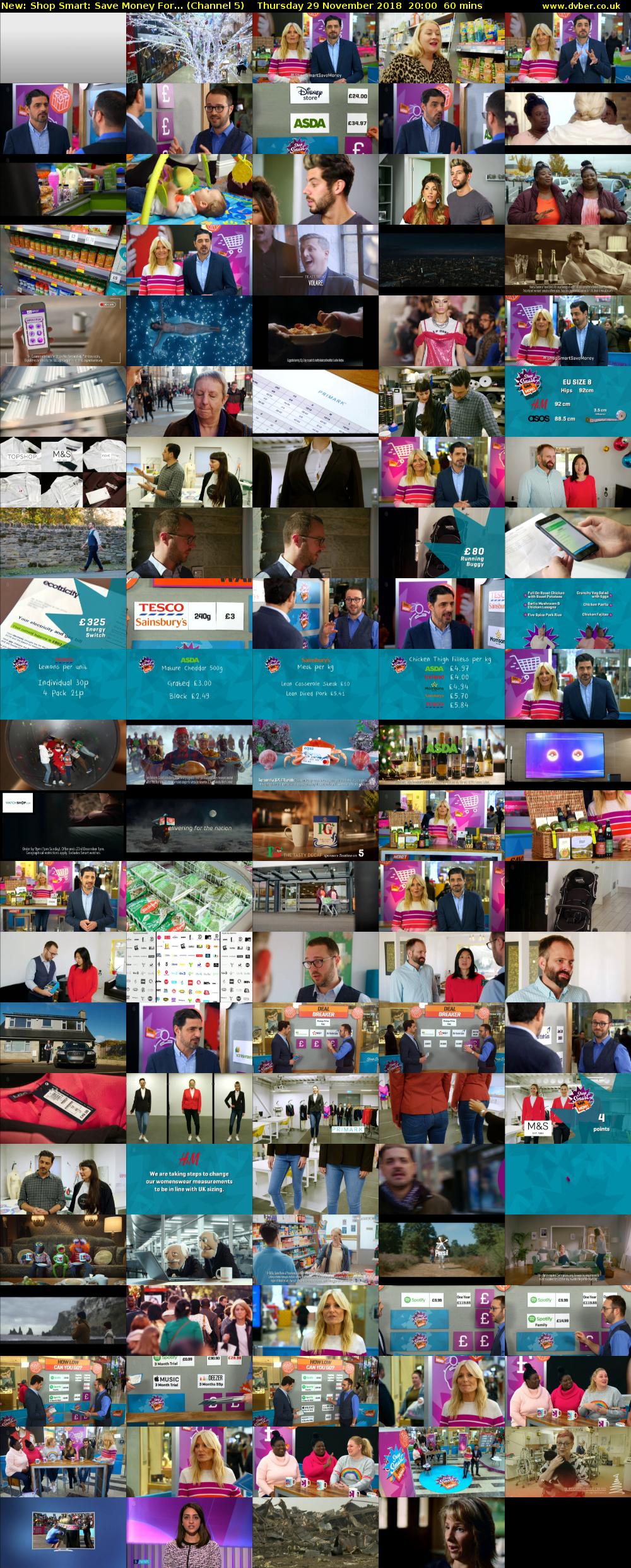Shop Smart: Save Money For... (Channel 5) Thursday 29 November 2018 20:00 - 21:00