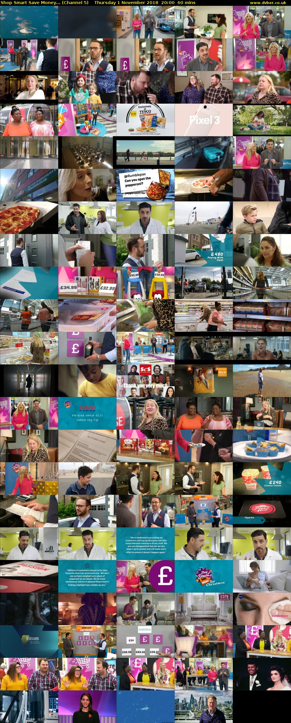 Shop Smart Save Money... (Channel 5) Thursday 1 November 2018 20:00 - 21:00