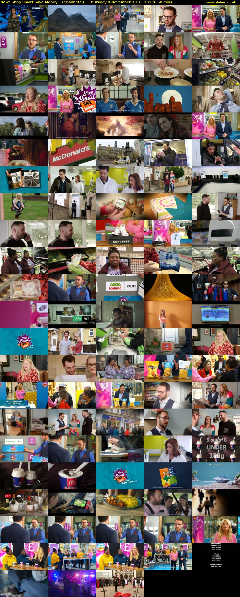 Shop Smart Save Money... (Channel 5) Thursday 8 November 2018 20:00 - 21:00