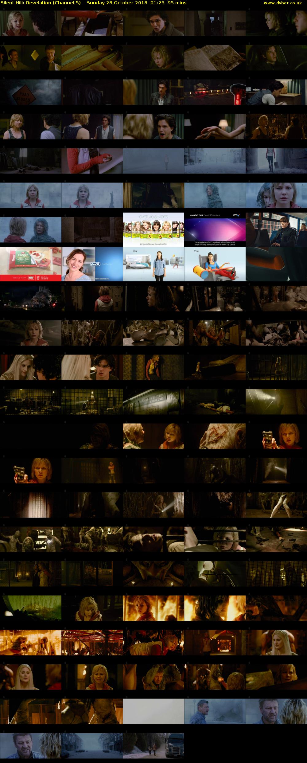 Silent Hill: Revelation (Channel 5) Sunday 28 October 2018 01:25 - 02:00