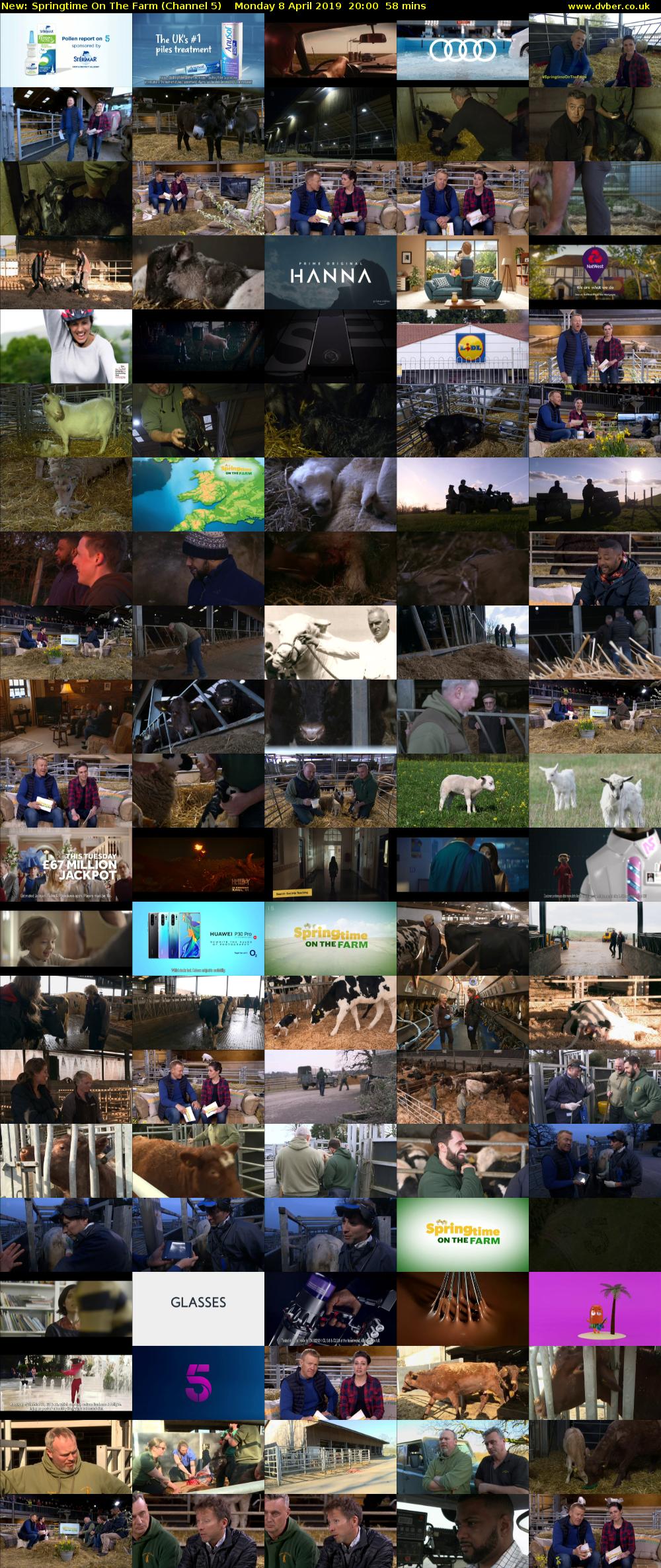 Springtime On The Farm (Channel 5) Monday 8 April 2019 20:00 - 20:58