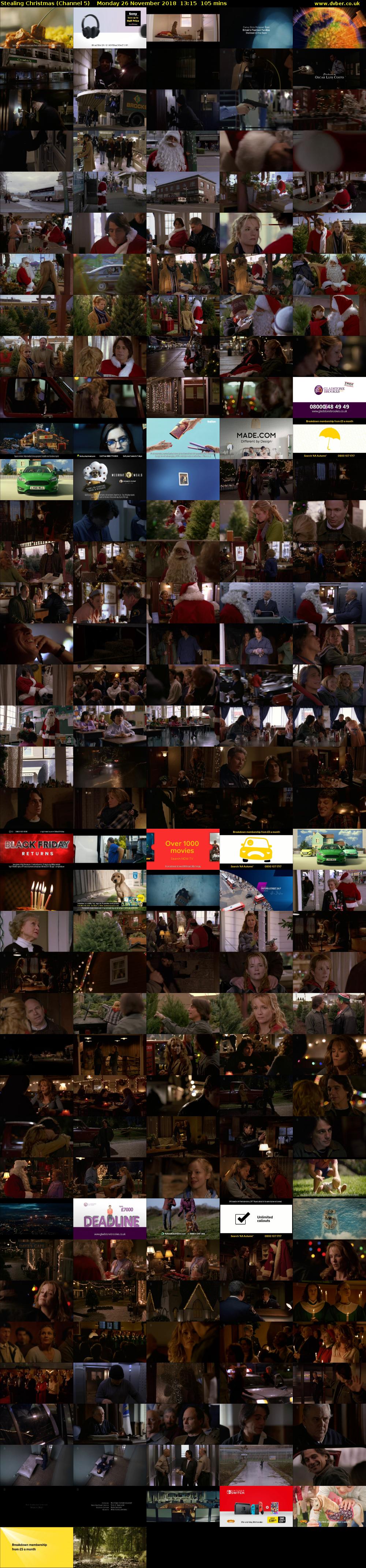 Stealing Christmas (Channel 5) Monday 26 November 2018 13:15 - 15:00