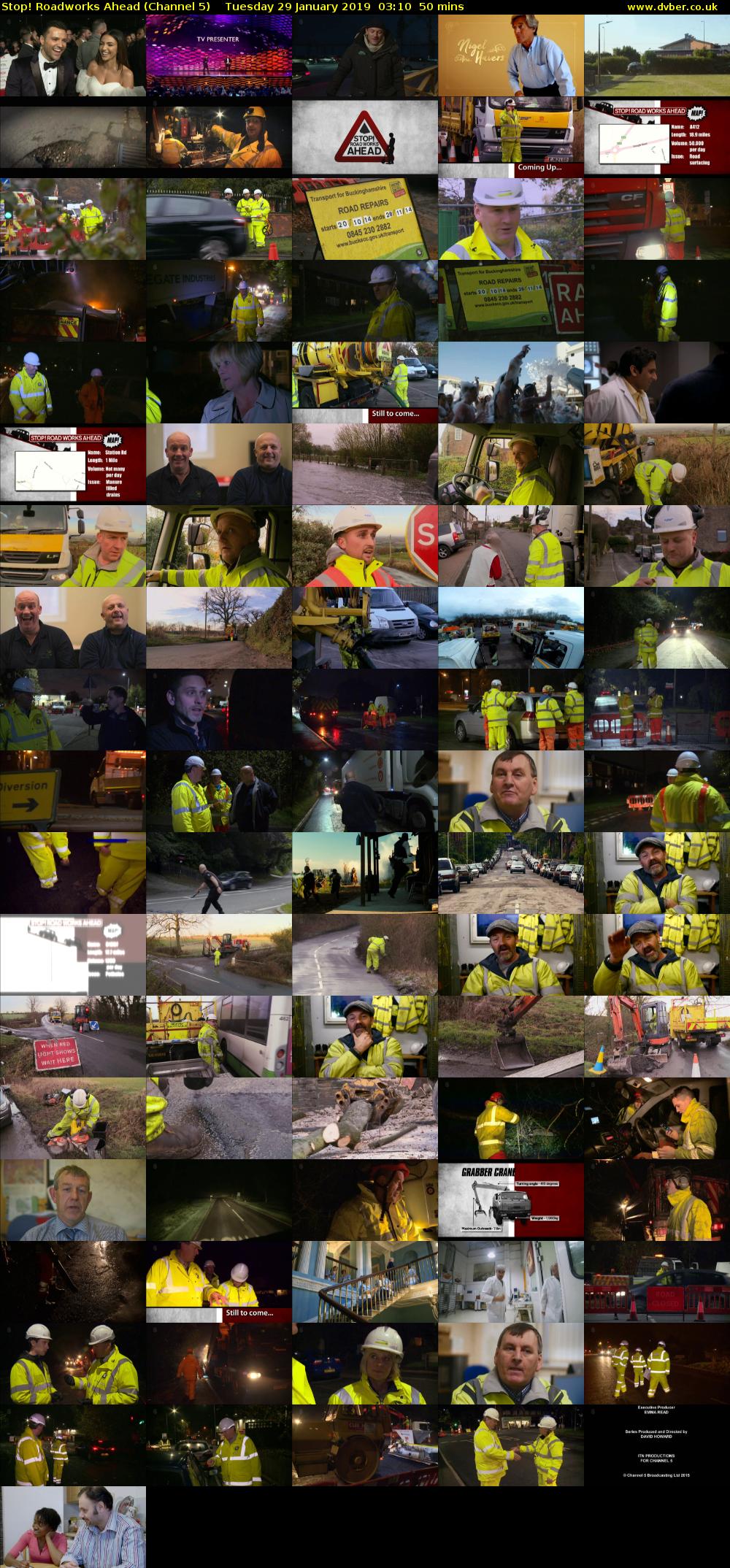 Stop! Roadworks Ahead (Channel 5) Tuesday 29 January 2019 03:10 - 04:00