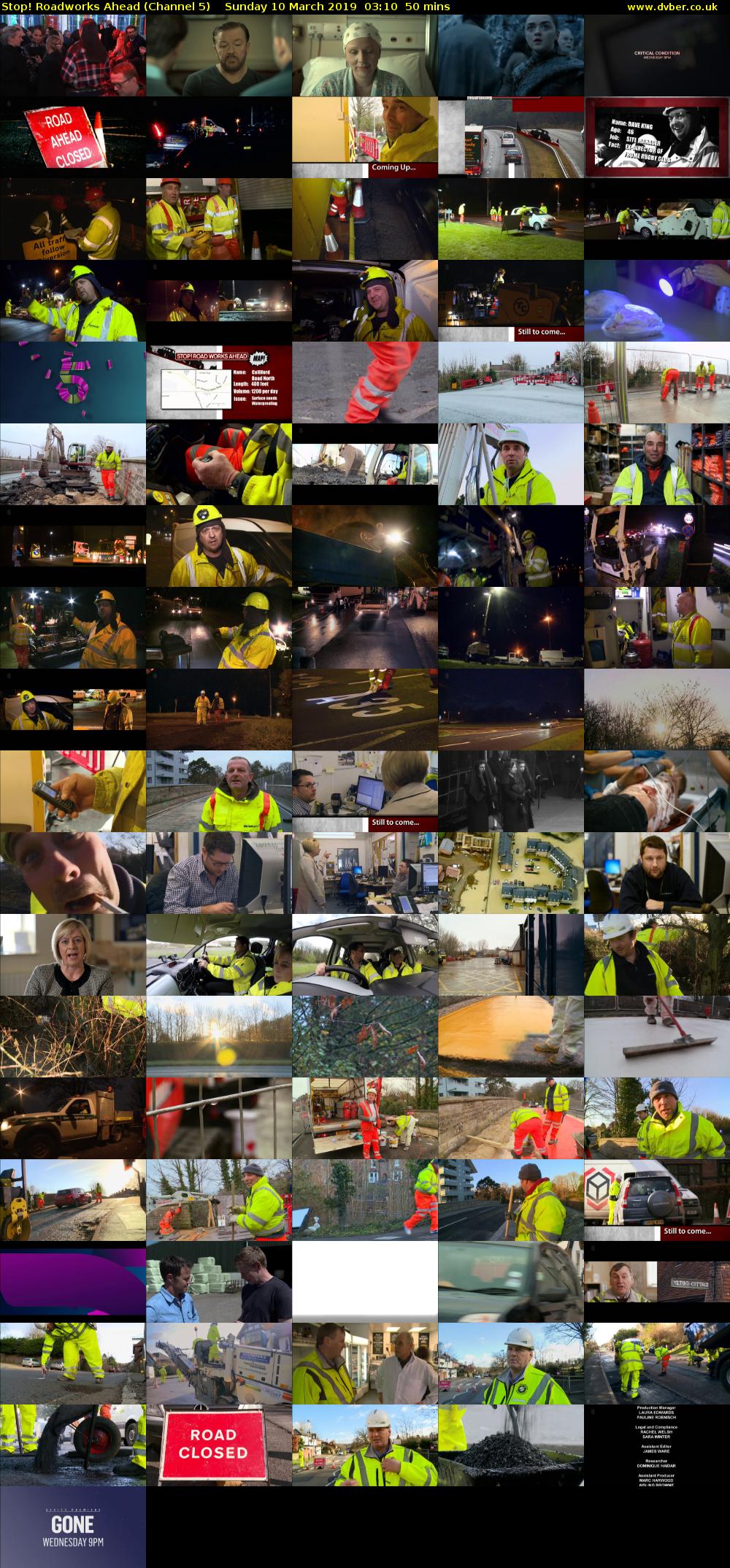 Stop! Roadworks Ahead (Channel 5) Sunday 10 March 2019 03:10 - 04:00