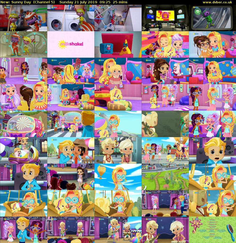 Sunny Day (Channel 5) Sunday 21 July 2019 09:25 - 09:50