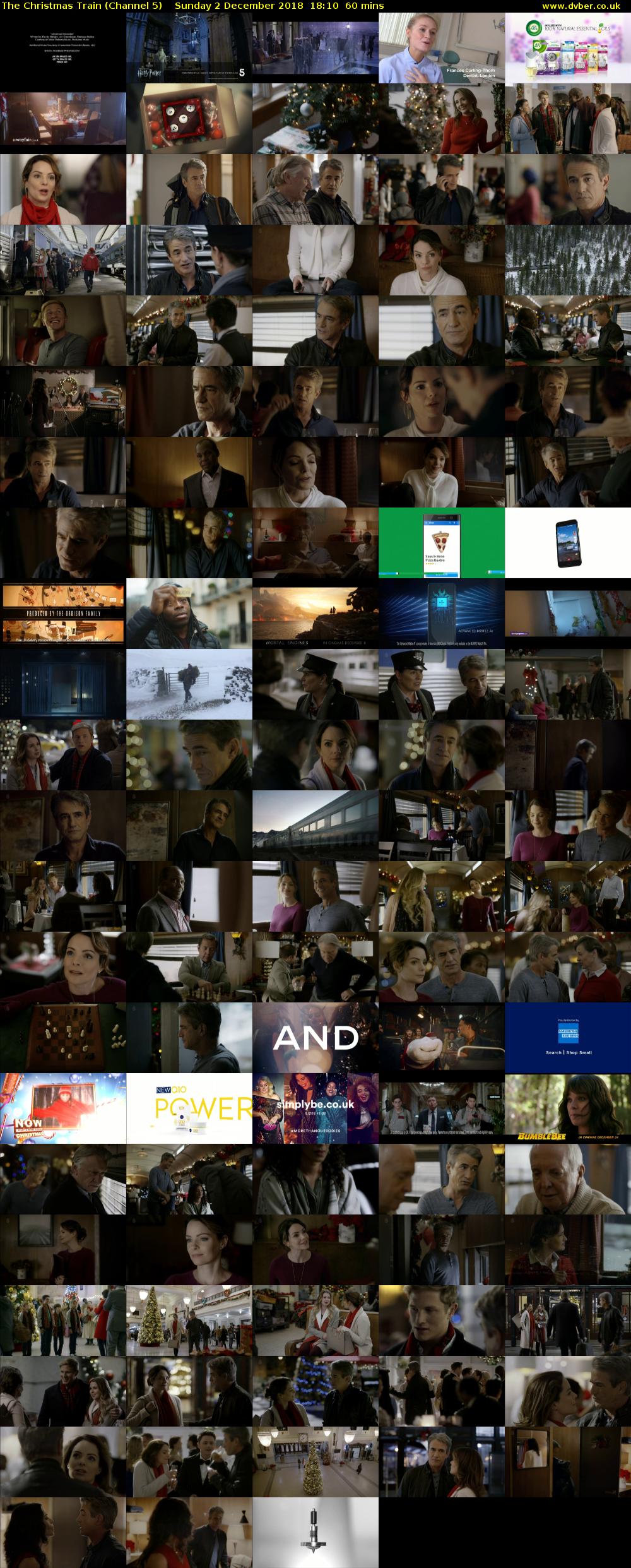 The Christmas Train (Channel 5) Sunday 2 December 2018 18:10 - 19:10