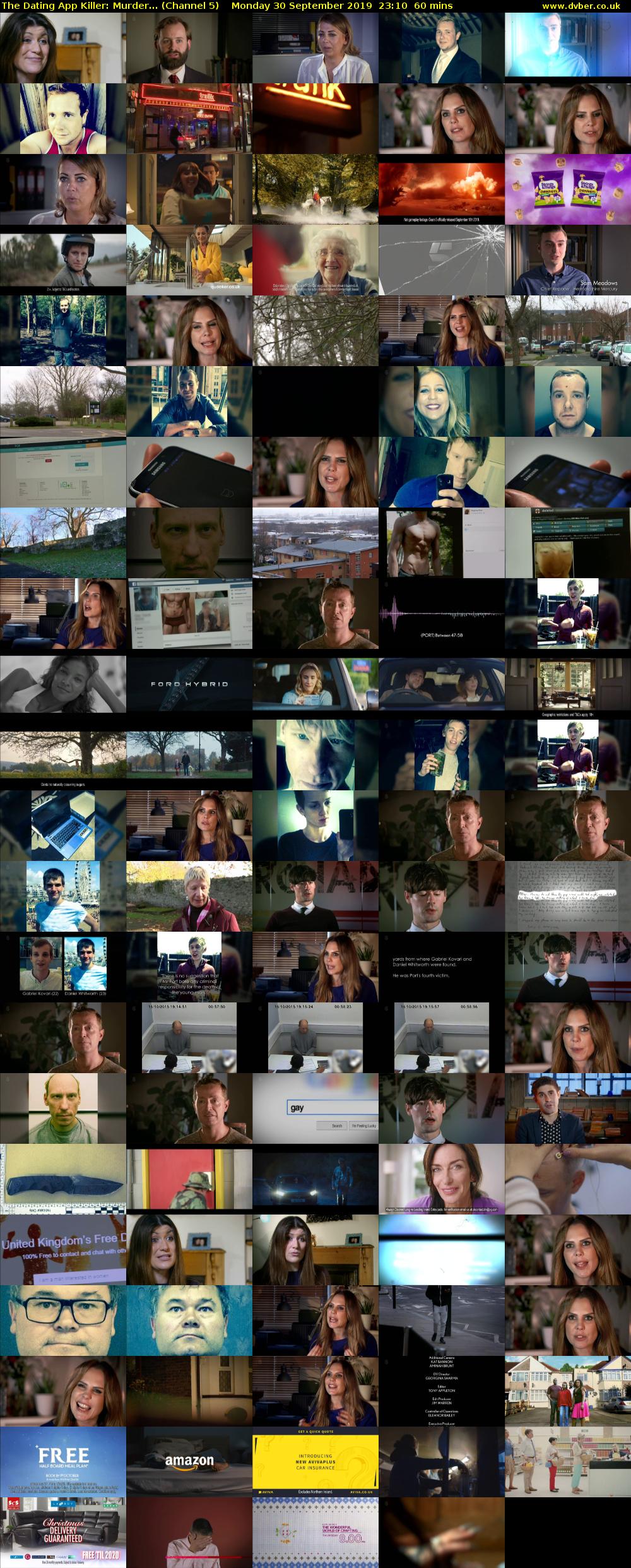 The Dating App Killer: Murder... (Channel 5) Monday 30 September 2019 23:10 - 00:10