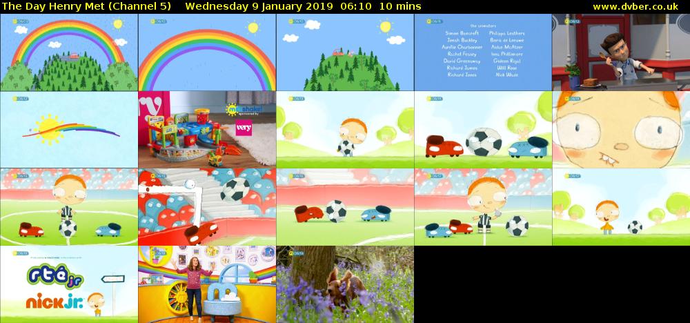 The Day Henry Met (Channel 5) Wednesday 9 January 2019 06:10 - 06:20
