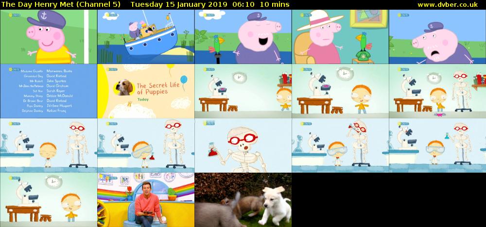 The Day Henry Met (Channel 5) Tuesday 15 January 2019 06:10 - 06:20