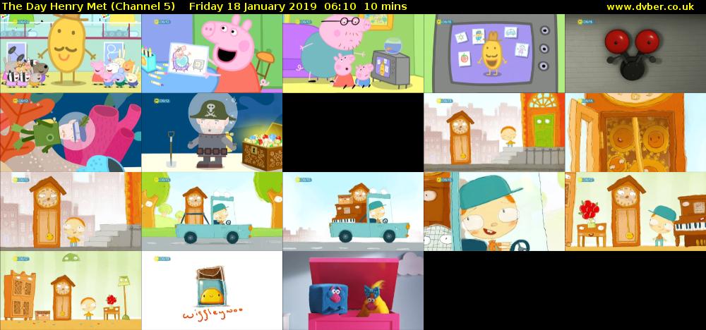 The Day Henry Met (Channel 5) Friday 18 January 2019 06:10 - 06:20
