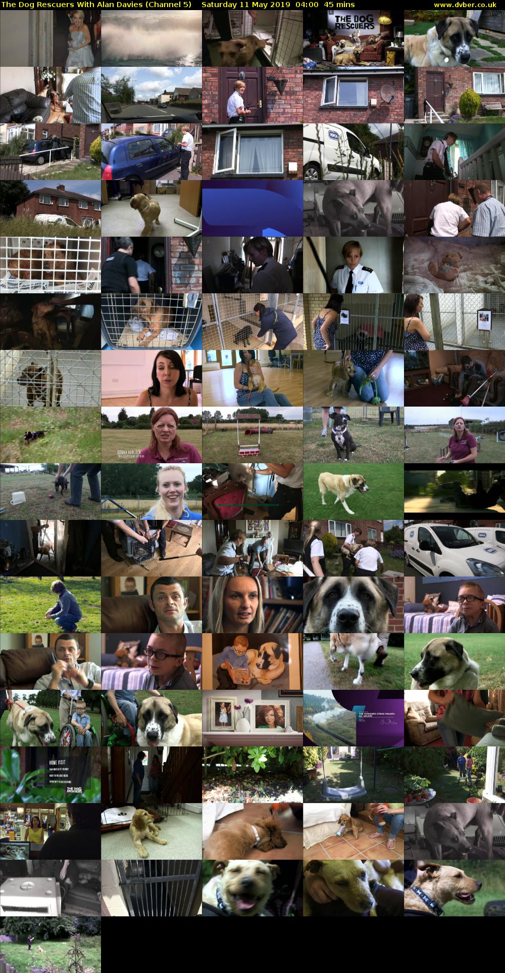 The Dog Rescuers With Alan Davies (Channel 5) Saturday 11 May 2019 04:00 - 04:45