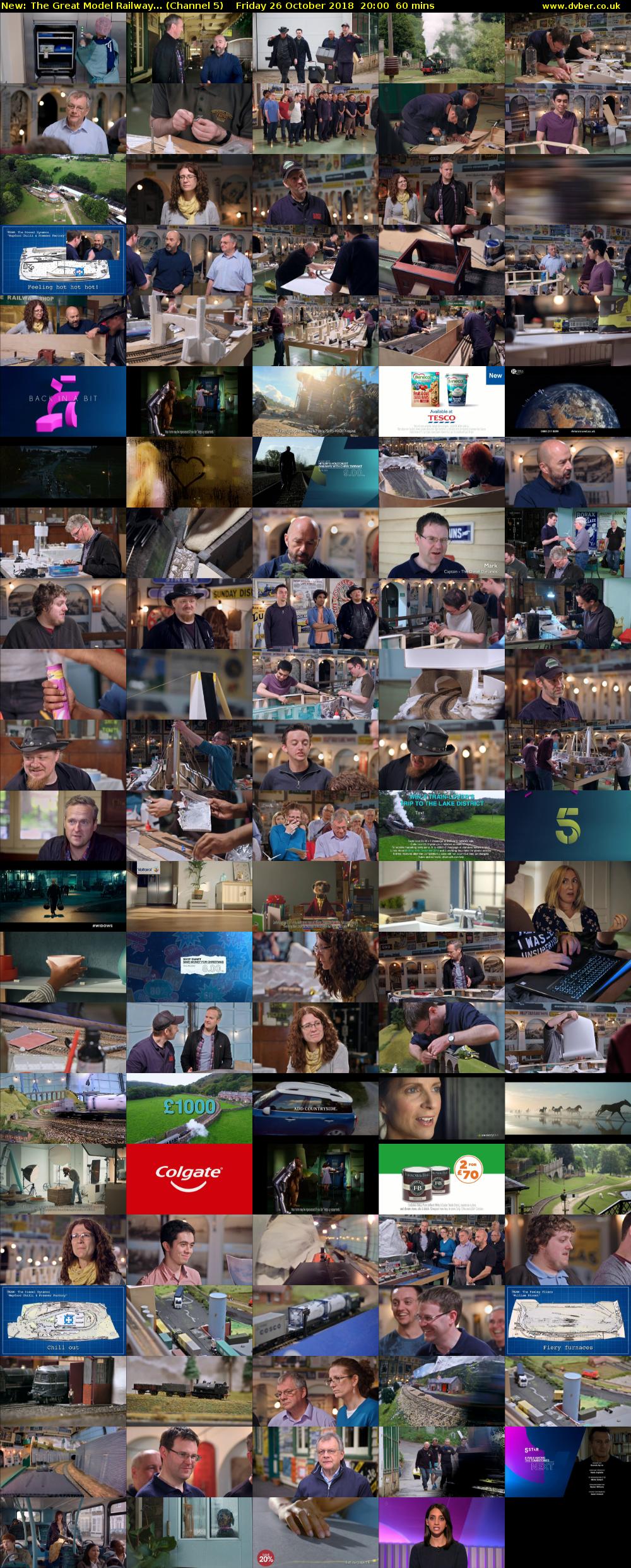 The Great Model Railway... (Channel 5) Friday 26 October 2018 20:00 - 21:00