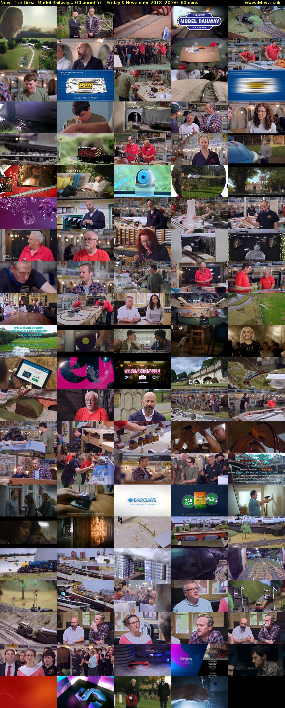 The Great Model Railway... (Channel 5) Friday 9 November 2018 20:00 - 21:00